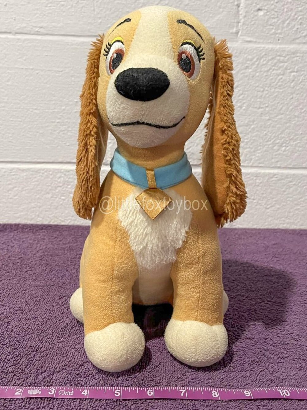 Disney Lady and the Tramp Lady Plush 11" Cocker Spaniel Just Play ESSA Dog